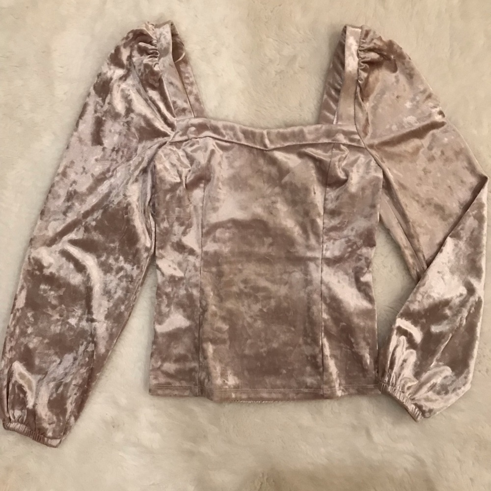 Anthropologie soft velvet top. Never worn.